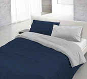 Pościel dla dzieci - Italian Bed Linen 8058575000019 zestaw pościeli z zamkiem na kołdrę i poszewki na poduszkę, jednokolorowy, dwustronna, 100% bawełna 8058575000316 - miniaturka - grafika 1