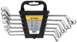 Topex Klucze oczkowy odgięte 35D855 komplet 6szt. (6-17 mm) - Klucze i nasadki - miniaturka - grafika 2