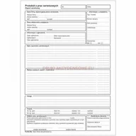 Druki akcydensowe - Firma krajewski Protokół z prac serwisowych - raprt serwisowy [Pu/Hd-20] wersja elektroniczna Pu/Hd-20e - miniaturka - grafika 1