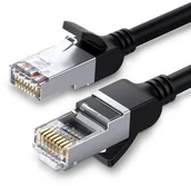 Kable USB - UGREEN Kabel sieciowy z metalowymi wtyczkami, Ethernet RJ45, Cat.6, UTP, 5m (czarny) - miniaturka - grafika 1