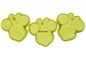 Formy do ciast - FOREMKA FORMA SILIKONOWA -MYSZKA MINNIE 3 szt - miniaturka - grafika 1