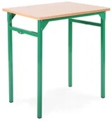 Meble do szkół i przedszkoli - Ławka, stół szkolny Żak plus B 1 osobowy 700x500 - miniaturka - grafika 1