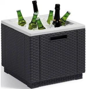 KETER Pufa ogrodowa KETER Ice Cube 209457 Brązowy - Skrzynie ogrodowe - miniaturka - grafika 9