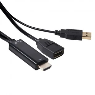 Club 3D Adapter HDMI>DP 4K czarny CAC-2330 - Adaptery i przejściówki - miniaturka - grafika 3