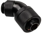 Chłodzenie wodne - Alphacool HF Złączka 45 Grad G1/4 Cala AG dla 16/10mm - obrotowa czarna WAZU-950 - miniaturka - grafika 1