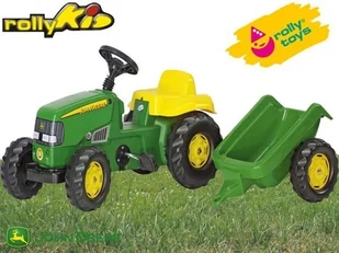 Rolly Toys Traktor Kid John Deere Z Przyczepą - Jeździki dla dzieci - miniaturka - grafika 5