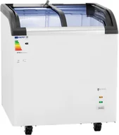 Szafy i witryny chłodnicze - Royal Catering Zamrażarka do lodów 180 l szklane drzwi RCFZ-180G - miniaturka - grafika 1