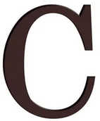 Numery na dom - Litera C WYS. 9 CM - miniaturka - grafika 1