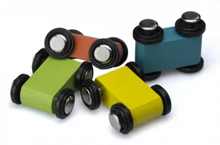 Tor drewniany edukacyjny zjeżdżalnia z samochodami - Tory, garaże, parkingi - miniaturka - grafika 4