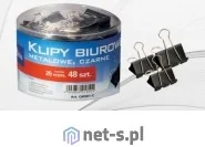 Tetis Klipy do akty biurowe 15mm GK001-A 60 sztuk - Spinacze i klipsy do papieru - miniaturka - grafika 2