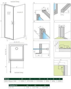 Radaway Nes Kdj I 100x75 lewa 10022100-01-01L/10039075-01-01 - Kabiny prysznicowe Radaway Nes Kdj I 100x75 lewa 10022100-01-01L/10039075-01-01 - Kabiny prysznicowe - miniaturka - grafika 2