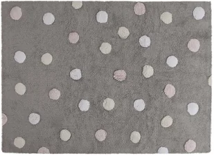 Lorena Canals C-TT-1 topos trzy kolorowe, szary/różowy C-TT-1 - Dywany dla dzieci - miniaturka - grafika 2