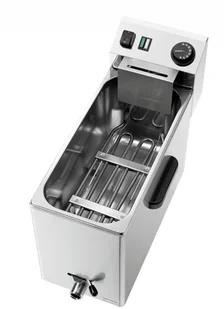 Bartscher Frytownica elektryczna z kranem poj. 8L 165530 - Frytownice gastronomiczne - miniaturka - grafika 2