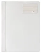 Półki na dokumenty - Durable Skoroszyt niestandardowy A4 Duralux - nieprzezroczysty / biały 250002 - miniaturka - grafika 1