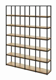 S&w Design Regał WOOD BOX 212x160 Loft na książki RWB616030212D - Regały S&w Design Regał WOOD BOX 212x160 Loft na książki RWB616030212D - Regały - miniaturka - grafika 1