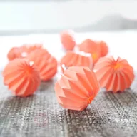 Best Season Czarujący łańcuch świetlny LED Origami, różowy