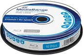 Świeczniki - MediaRange MR507 BD-R DL Blu-ray Disc 6 X 50 GByte (10 sztuk) 4260057128966 - miniaturka - grafika 1
