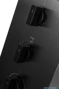 Corsan Neo panel natryskowy z mieszaczem grafit S-060MGRAFIT | - Panele prysznicowe - miniaturka - grafika 3