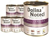 Mokra karma dla psów - Dolina Noteci Premium bogata w królika z żurawiną 12x800g - miniaturka - grafika 1