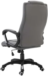 Fotel biurowy, krzesło biurowe vidaXL Krzesło biurowe, antracytowe, sztuczna skóra - Fotele i krzesła biurowe - miniaturka - grafika 4