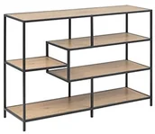 Regały - AC Design Furniture jörna regał, półek: imitacja drewna, stelaż: metal, naturalny, 35 x 114 x 78 cm 74544 - miniaturka - grafika 1