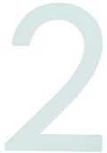 Numery na dom - Alpertec Numer domu "2" z podświetleniem ułatwiającym orientację nocą światło, 1 sztuki, 32270520 - miniaturka - grafika 1