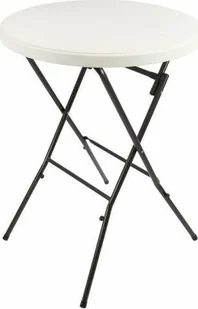 Garthen Składany, okrągły stół barowy, biały. - Stoły - miniaturka - grafika 2