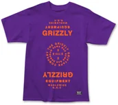 Koszulki męskie - Grizzly t-shirt MIRRORED TEE Purple - miniaturka - grafika 1