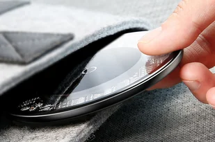 Baseus Ładowarka indukcyjna QI Simple 10W bezprzewodowa Czarna CCALL-AJK01 - Ładowarki do telefonów - miniaturka - grafika 7