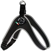 Szelki dla psów - Treponti Tre Ponti fibbia uprząż dla psa dla małych psów, z regulowanym pasem na brzuch, czarny - miniaturka - grafika 1