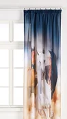 Zasłony - AG Design koni, firanka/zasłona (1 części), materiał, Colorful, 140x245 cm FCSL 7576 - miniaturka - grafika 1