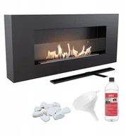 Biokominki - Kratki.pl Marek Bal Biokominek wiszący DELTA z szybą certyfikat TÜV GRATISY DELTA/FLAT/SZYBA - miniaturka - grafika 1