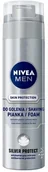 Kosmetyki do golenia - Nivea Men Skin Protection pianka do golenia Silver Protect 200ml 92500-uniw - miniaturka - grafika 1