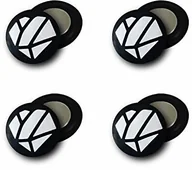 Uchwyty samochodowe do telefonów - Shapeheart Shapeheart Uniseks magnesy z numerem startowym, czarno-białe, one size 3615743519060 - miniaturka - grafika 1