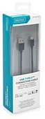 Kable USB - Digitus USB typ-C kabel przyłączeniowy, Type-C A, 1.8 m długości, High-Speed, czarna DB-300136-018-S - miniaturka - grafika 1