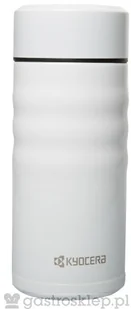 Kyocera Kyocera Ceramiczny kubek termiczny "Twist&quot 350ml biały MB-12SWH - Kubki termiczne - miniaturka - grafika 2