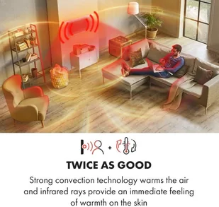 Klarstein Klarstein Hot Spot Slimcurve Double Wave grzejnik typu 2 w 1 ACO7-HtSpSlmCrv20W - Ogrzewanie przenośne Klarstein Klarstein Hot Spot Slimcurve Double Wave grzejnik typu 2 w 1 ACO7-HtSpSlmCrv20W - Ogrzewanie przenośne - miniaturka - grafika 2