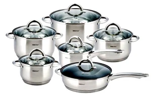 Kinghoff Garnki z pokrywką KH-4457, 12 elementów - Zestawy garnków i patelni - miniaturka - grafika 4