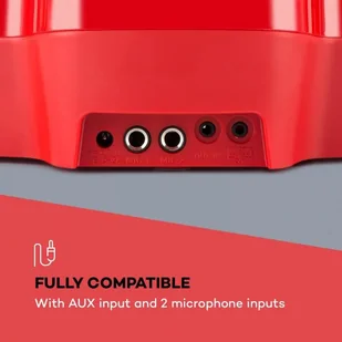 Auna Kara Super Star, zestaw karaoke ze sterowaniem nożnym, BT, MP3, USB, AUX, 2 x mikrofon MG3-Kara Super Star - Inne akcesoria audio-wideo Auna Kara Super Star, zestaw karaoke ze sterowaniem nożnym, BT, MP3, USB, AUX, 2 x mikrofon MG3-Kara Super Star - Inne akcesoria audio-wideo - miniaturka - grafika 9