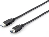 Kable USB - Equip USB 3.0 Verlaengerung A do A 2 m S/B Czarny 128398 - miniaturka - grafika 1