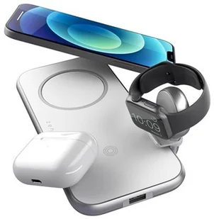 Zens 4w1 Magsafe 10W biały ZEDC17W00 - Ładowarki do telefonów - miniaturka - grafika 2