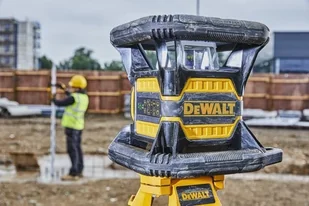 Dewalt akumulatorowy laser obrotowy 80/600m z wiązką zieloną, 18V Li-Ion 1x2,0Ah, TOOL CONNECT BLUETOOTH [DCE080D1GS] - Poziomice laserowe - miniaturka - grafika 8