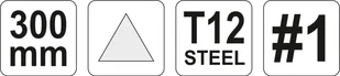 Yato PILNIK DO METALU TRÓJKĄTNY 300MM #1 YT-62251 YT-62251 - Pilniki Yato PILNIK DO METALU TRÓJKĄTNY 300MM #1 YT-62251 YT-62251 - Pilniki - miniaturka - grafika 2