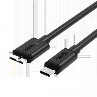 Unitek Przewód USB Typ-C do microUSB 3.0 1m Y-C475BK Y-C475BK - Kable komputerowe i do monitorów - miniaturka - grafika 2