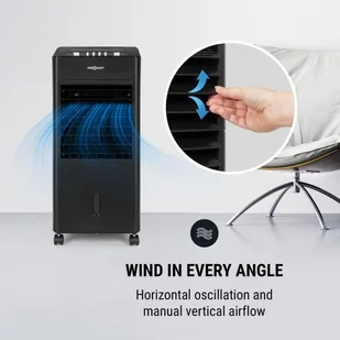 OneConcept OneConcept Freshboxx, klimatyzator 3 w 1, 65W, 360 m/h, 3 prędkości wiatru, czarny ACO14-Freshboxx-BK - Klimatory - miniaturka - grafika 5