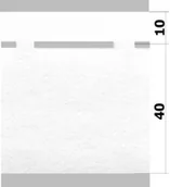 Ramki na zdjęcia - Freudenberg Vlieseline kantenfix 10  40 Biały, na metry GP-1 weiss - miniaturka - grafika 1