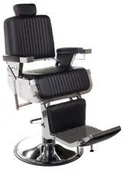 Fotele fryzjerskie - Barbiero Fotel barberski LUMBER BH-31823 Czarny BH-31823/006 - miniaturka - grafika 1