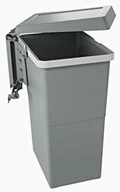 Kosze na śmieci - FENIKS Elle Tipi PBN asg44 linii Swing 2.0 z drzwi z tworzywa sztucznego duża pojemność 24 litrów, nylon, świecznik, ciemnoszary, l.34 CM h.46 CM p.26 CM 1 - miniaturka - grafika 1