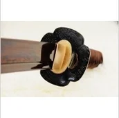 Repliki - broń - Kuźnia mieczy samurajskich MIECZ SAMURAJSKI WAKIZASHI DO TRENINGU, STAL WYSOKOWĘGLOWA 1095 WARSTWOWANA CZERWONA DAMASCEŃSKA, R832 - miniaturka - grafika 1