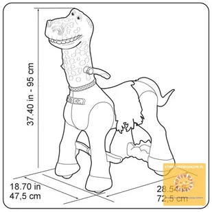 Feber FEBER Dinosaur Na Akumulator 12V Interaktywny Jeździk STREFADZIECIAKOW.PL 12630 - Pojazdy elektryczne dla dzieci - miniaturka - grafika 10